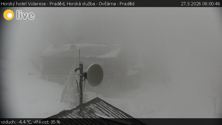 Horský hotel Volareza - Praděd - Horská služba - Ovčárna - Praděd - 27.3.2026 v 08:00