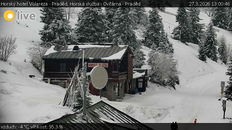 Horský hotel Volareza - Praděd - Horská služba - Ovčárna - Praděd - 27.3.2026 v 13:00