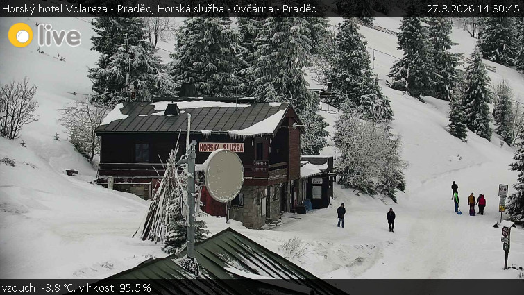 Horský hotel Volareza - Praděd - Horská služba - Ovčárna - Praděd - 27.3.2026 v 14:30