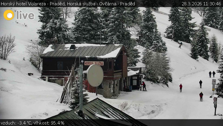 Horský hotel Volareza - Praděd - Horská služba - Ovčárna - Praděd - 28.3.2026 v 11:30
