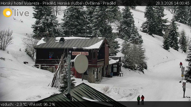 Horský hotel Volareza - Praděd - Horská služba - Ovčárna - Praděd - 28.3.2026 v 14:00