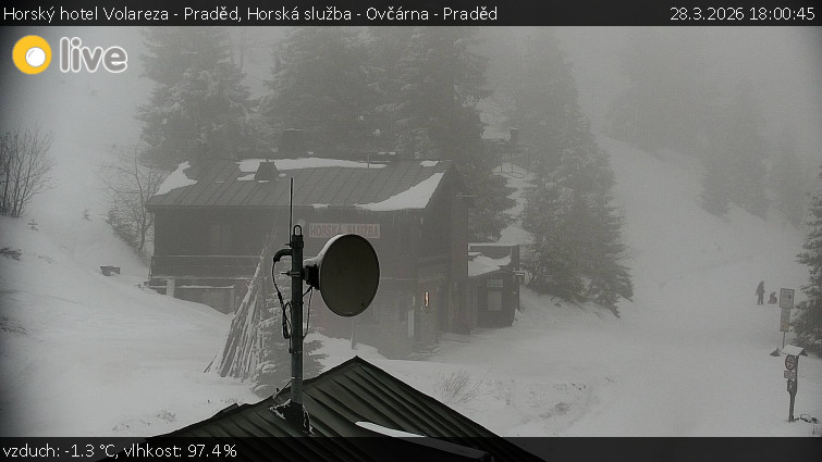 Horský hotel Volareza - Praděd - Horská služba - Ovčárna - Praděd - 28.3.2026 v 18:00
