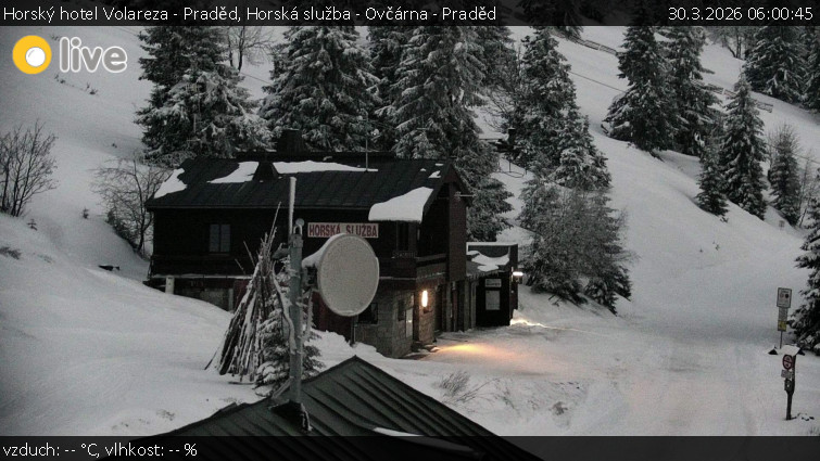 Horský hotel Volareza - Praděd - Horská služba - Ovčárna - Praděd - 30.3.2026 v 06:00