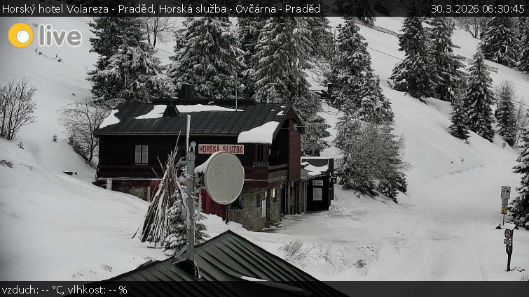 Horský hotel Volareza - Praděd - Horská služba - Ovčárna - Praděd - 30.3.2026 v 06:30
