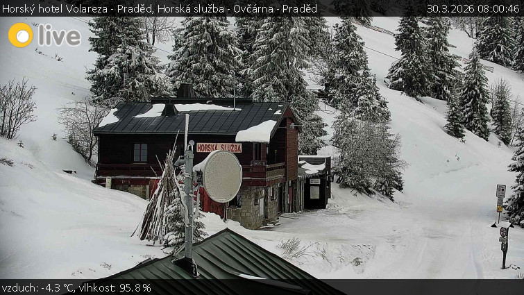 Horský hotel Volareza - Praděd - Horská služba - Ovčárna - Praděd - 30.3.2026 v 08:00