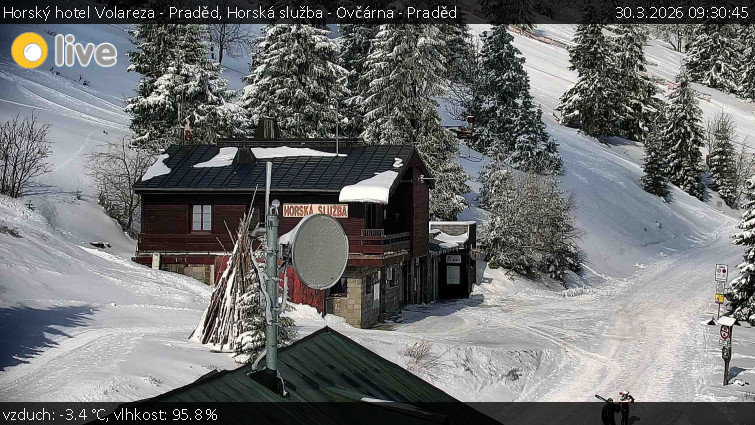 Horský hotel Volareza - Praděd - Horská služba - Ovčárna - Praděd - 30.3.2026 v 09:30