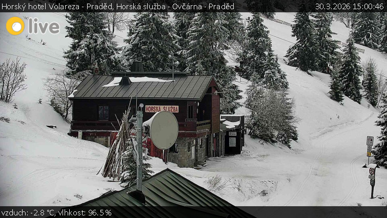 Horský hotel Volareza - Praděd - Horská služba - Ovčárna - Praděd - 30.3.2026 v 15:00
