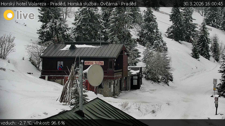 Horský hotel Volareza - Praděd - Horská služba - Ovčárna - Praděd - 30.3.2026 v 16:00