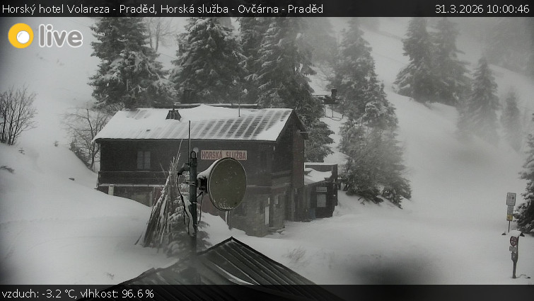 Horský hotel Volareza - Praděd - Horská služba - Ovčárna - Praděd - 31.3.2026 v 10:00