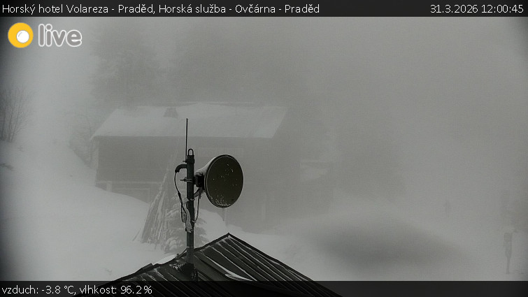 Horský hotel Volareza - Praděd - Horská služba - Ovčárna - Praděd - 31.3.2026 v 12:00
