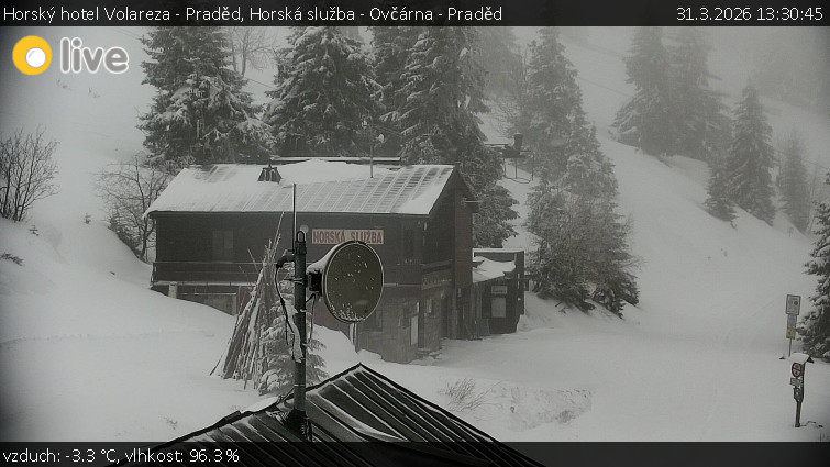 Horský hotel Volareza - Praděd - Horská služba - Ovčárna - Praděd - 31.3.2026 v 13:30