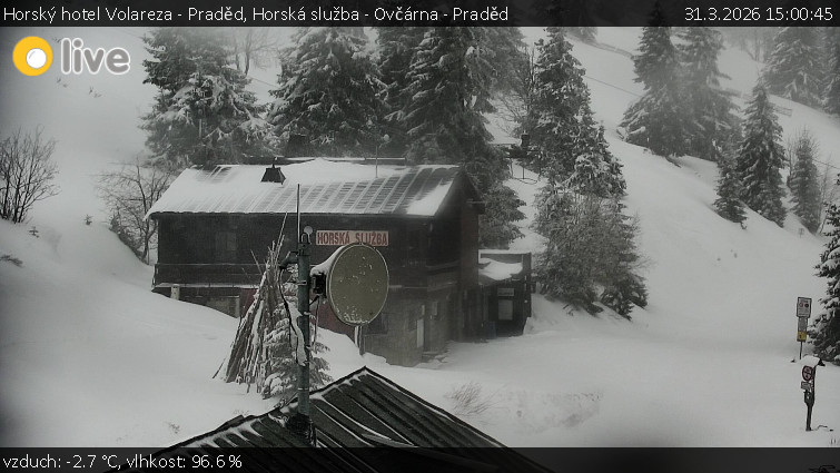 Horský hotel Volareza - Praděd - Horská služba - Ovčárna - Praděd - 31.3.2026 v 15:00