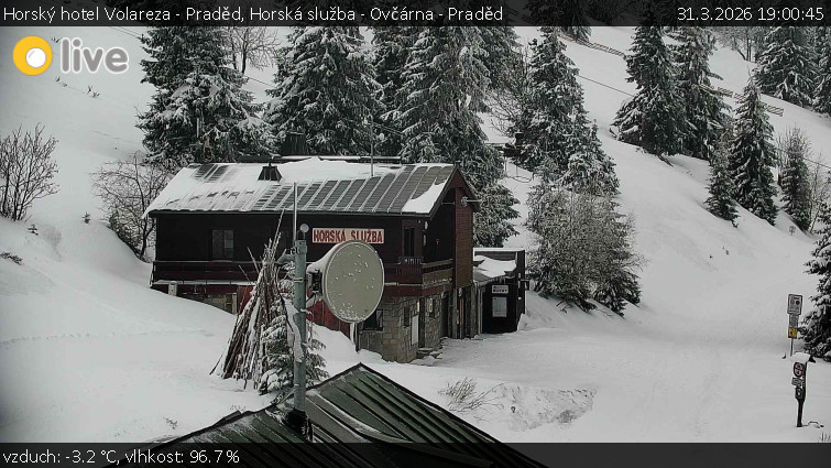 Horský hotel Volareza - Praděd - Horská služba - Ovčárna - Praděd - 31.3.2026 v 19:00