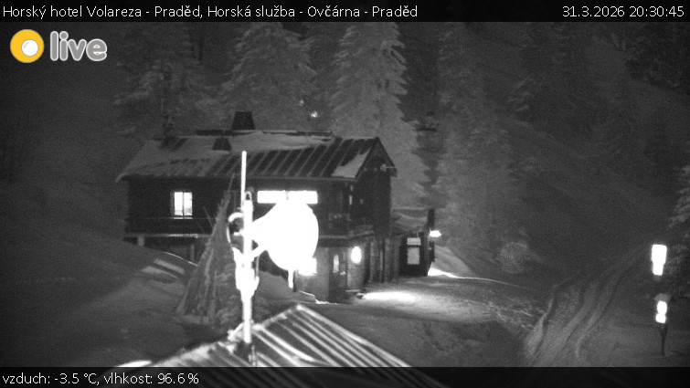 Horský hotel Volareza - Praděd - Horská služba - Ovčárna - Praděd - 31.3.2026 v 20:30