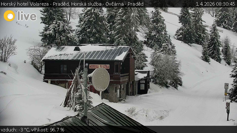 Horský hotel Volareza - Praděd - Horská služba - Ovčárna - Praděd - 1.4.2026 v 08:30