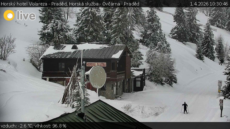 Horský hotel Volareza - Praděd - Horská služba - Ovčárna - Praděd - 1.4.2026 v 10:30