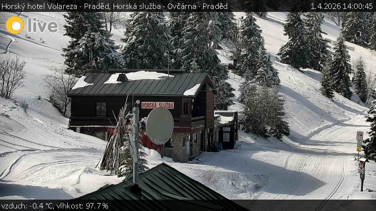 Horský hotel Volareza - Praděd - Horská služba - Ovčárna - Praděd - 1.4.2026 v 14:00