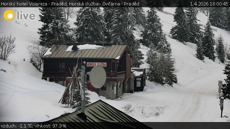 Horský hotel Volareza - Praděd - Horská služba - Ovčárna - Praděd - 1.4.2026 v 18:00