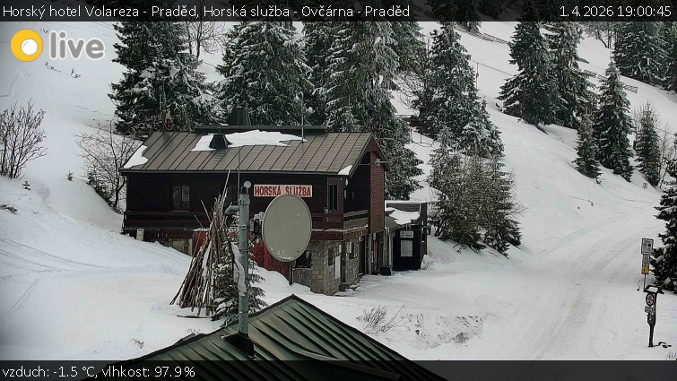 Horský hotel Volareza - Praděd - Horská služba - Ovčárna - Praděd - 1.4.2026 v 19:00