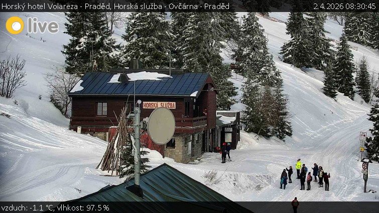 Horský hotel Volareza - Praděd - Horská služba - Ovčárna - Praděd - 2.4.2026 v 08:30
