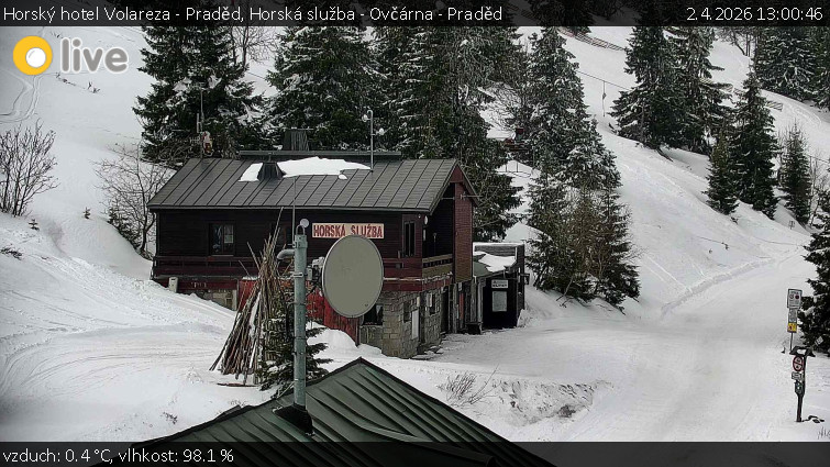 Horský hotel Volareza - Praděd - Horská služba - Ovčárna - Praděd - 2.4.2026 v 13:00
