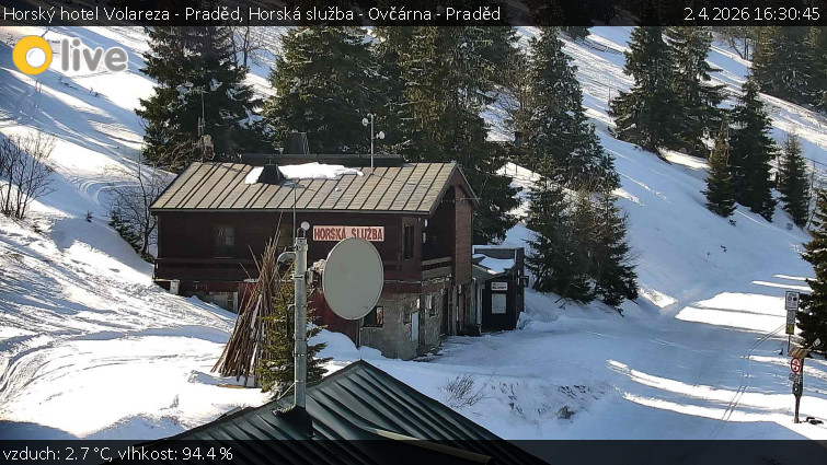 Horský hotel Volareza - Praděd - Horská služba - Ovčárna - Praděd - 2.4.2026 v 16:30