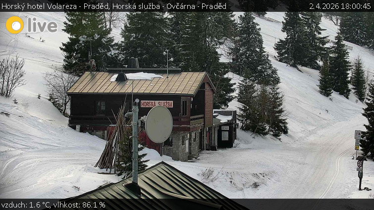 Horský hotel Volareza - Praděd - Horská služba - Ovčárna - Praděd - 2.4.2026 v 18:00