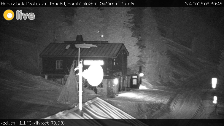 Horský hotel Volareza - Praděd - Horská služba - Ovčárna - Praděd - 3.4.2026 v 03:30