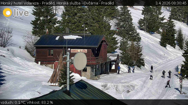 Horský hotel Volareza - Praděd - Horská služba - Ovčárna - Praděd - 3.4.2026 v 08:30
