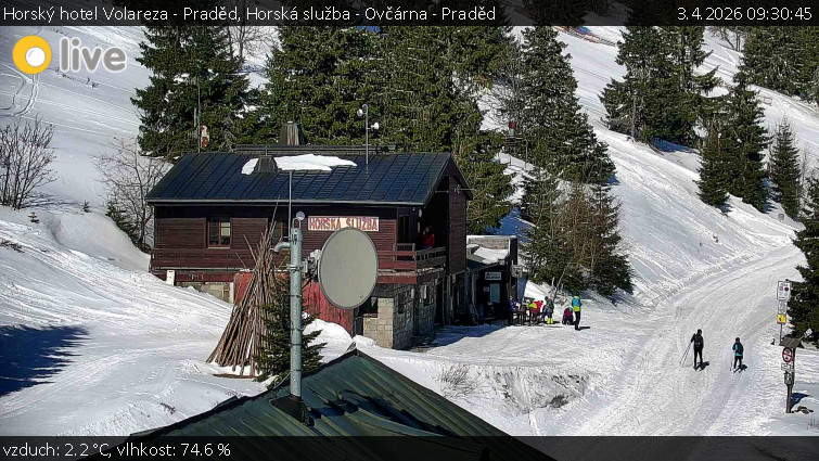 Horský hotel Volareza - Praděd - Horská služba - Ovčárna - Praděd - 3.4.2026 v 09:30