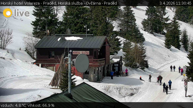 Horský hotel Volareza - Praděd - Horská služba - Ovčárna - Praděd - 3.4.2026 v 11:30