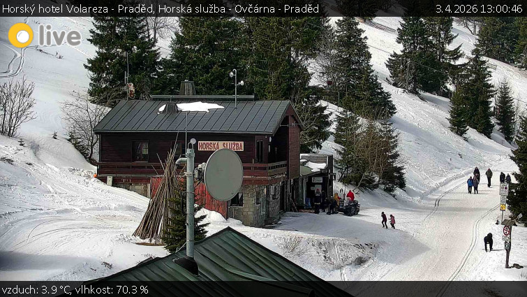 Horský hotel Volareza - Praděd - Horská služba - Ovčárna - Praděd - 3.4.2026 v 13:00