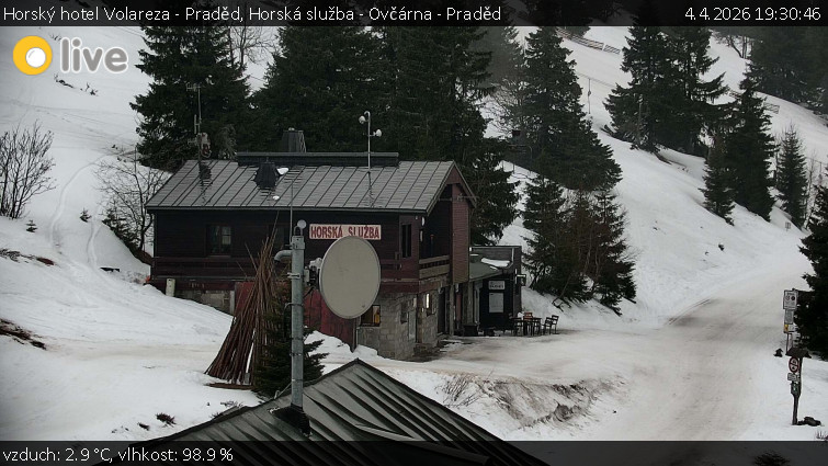 Horský hotel Volareza - Praděd - Horská služba - Ovčárna - Praděd - 4.4.2026 v 19:30
