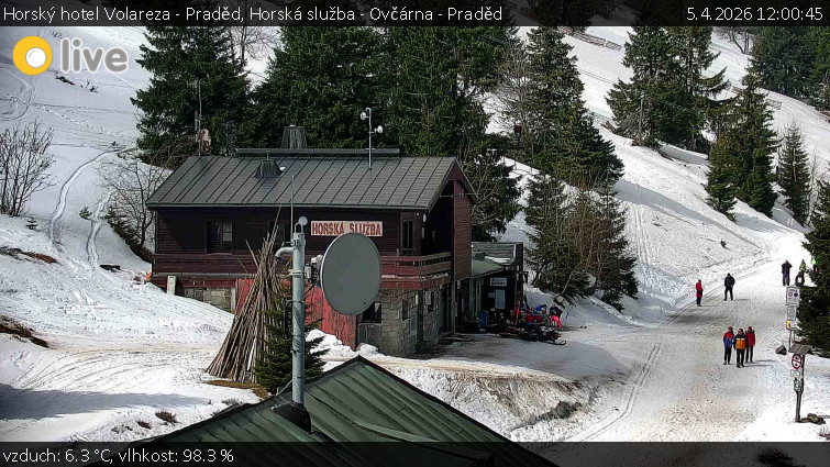 Horský hotel Volareza - Praděd - Horská služba - Ovčárna - Praděd - 5.4.2026 v 12:00