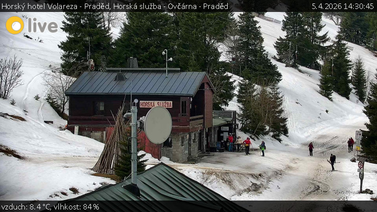 Horský hotel Volareza - Praděd - Horská služba - Ovčárna - Praděd - 5.4.2026 v 14:30