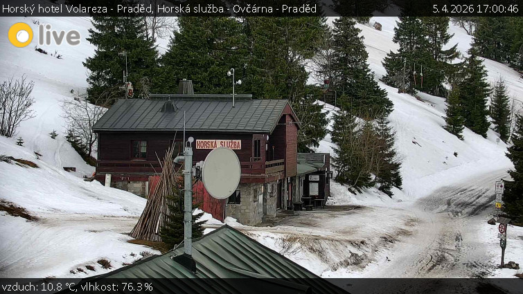 Horský hotel Volareza - Praděd - Horská služba - Ovčárna - Praděd - 5.4.2026 v 17:00