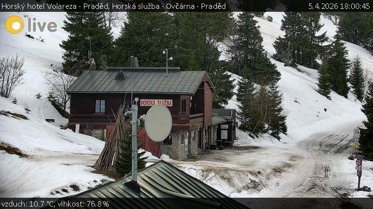 Horský hotel Volareza - Praděd - Horská služba - Ovčárna - Praděd - 5.4.2026 v 18:00
