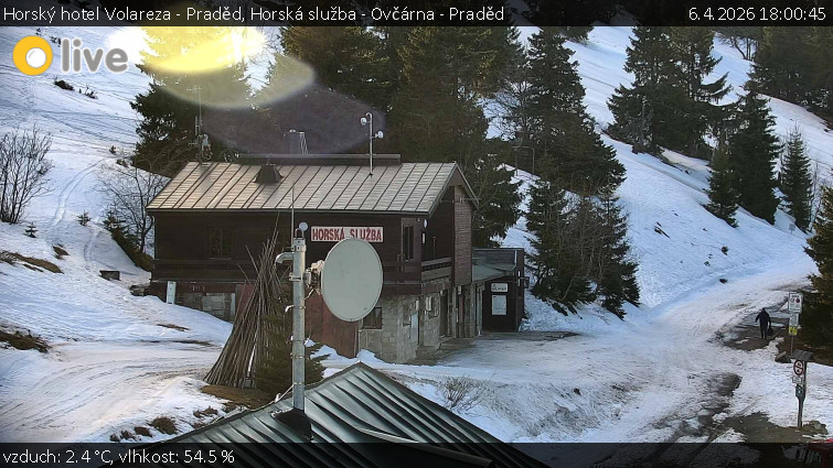Horský hotel Volareza - Praděd - Horská služba - Ovčárna - Praděd - 6.4.2026 v 18:00
