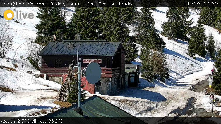 Horský hotel Volareza - Praděd - Horská služba - Ovčárna - Praděd - 7.4.2026 v 12:00