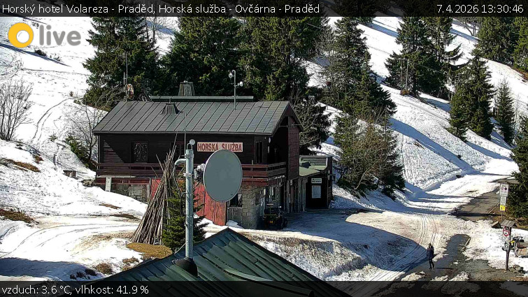 Horský hotel Volareza - Praděd - Horská služba - Ovčárna - Praděd - 7.4.2026 v 13:30
