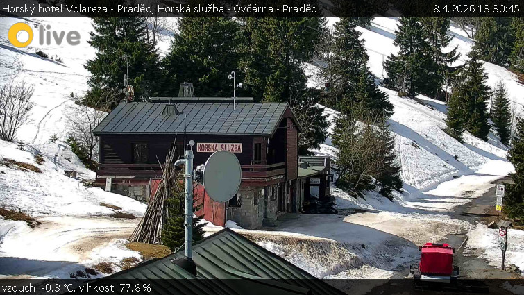 Horský hotel Volareza - Praděd - Horská služba - Ovčárna - Praděd - 8.4.2026 v 13:30