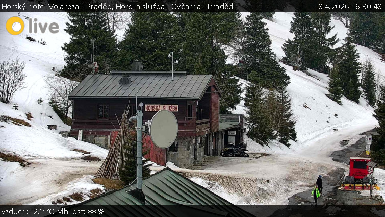 Horský hotel Volareza - Praděd - Horská služba - Ovčárna - Praděd - 8.4.2026 v 16:30