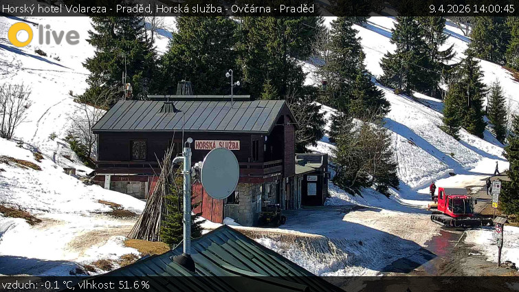 Horský hotel Volareza - Praděd - Horská služba - Ovčárna - Praděd - 9.4.2026 v 14:00