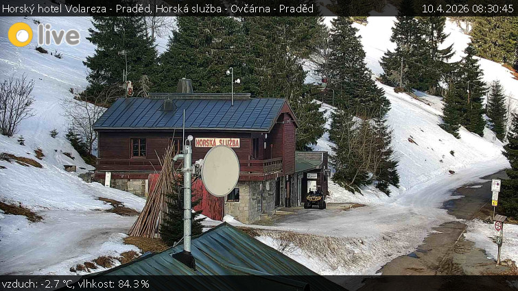 Horský hotel Volareza - Praděd - Horská služba - Ovčárna - Praděd - 10.4.2026 v 08:30
