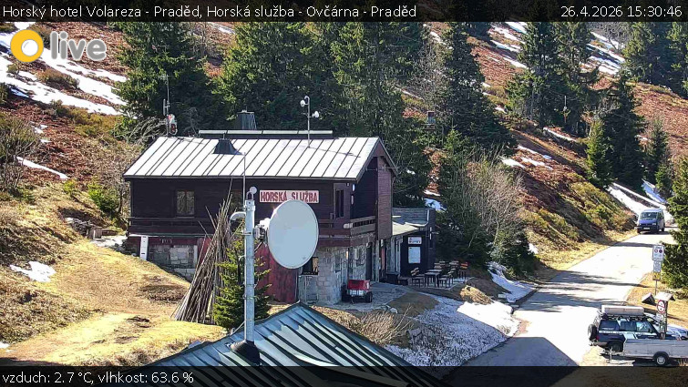 Horský hotel Volareza - Praděd - Horská služba - Ovčárna - Praděd - 26.4.2026 v 15:30