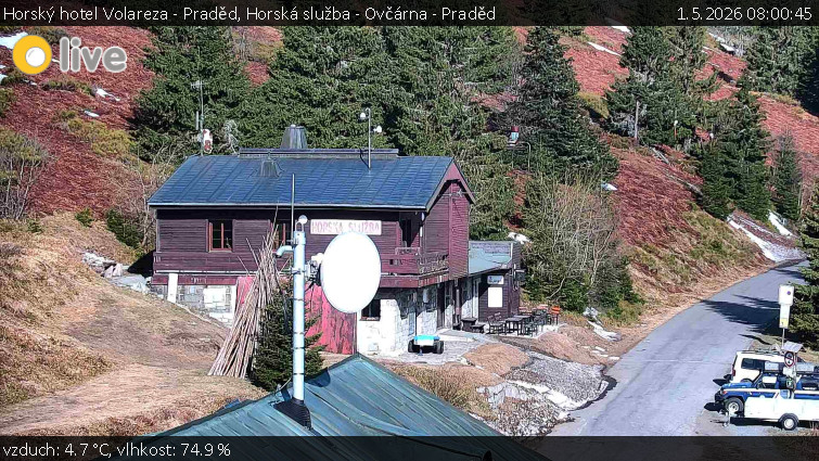 Horský hotel Volareza - Praděd - Horská služba - Ovčárna - Praděd - 1.5.2026 v 08:00