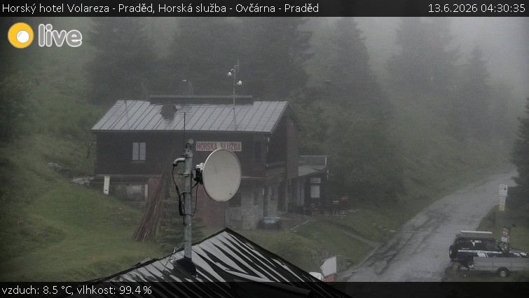 Horský hotel Volareza - Praděd - Horská služba - Ovčárna - Praděd - 13.6.2026 v 04:30
