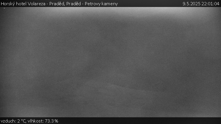 Horský hotel Volareza - Praděd - Praděd - Petrovy kameny - 9.5.2025 v 22:01 Horský hotel Volareza - Praděd - Praděd - Petrovy kameny - 9.5.2025 v 22:01