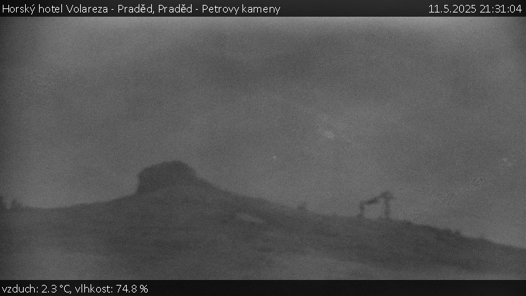Horský hotel Volareza - Praděd - Praděd - Petrovy kameny - 11.5.2025 v 21:31 Horský hotel Volareza - Praděd - Praděd - Petrovy kameny - 11.5.2025 v 21:31