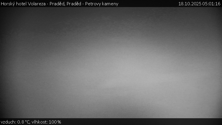 Horský hotel Volareza - Praděd - Praděd - Petrovy kameny - 18.10.2025 v 05:01 Horský hotel Volareza - Praděd - Praděd - Petrovy kameny - 18.10.2025 v 05:01
